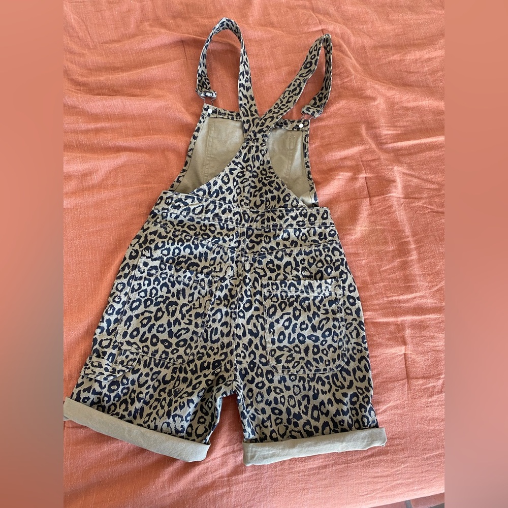 Cuffed cheetah obey overalls